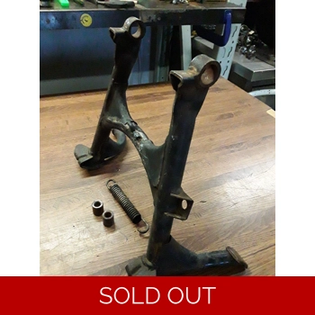 1983-84 Honda VT500FT Ascot Centre Kickstand with Spring and Bushings 50500-MF8-000